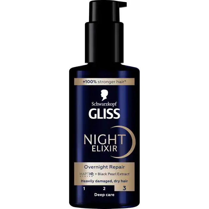 Gliss Night Elixir Onarıcı Gece Bakım Serumu, 100ml