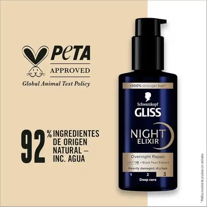 Gliss Night Elixir Onarıcı Gece Bakım Serumu, 100ml
