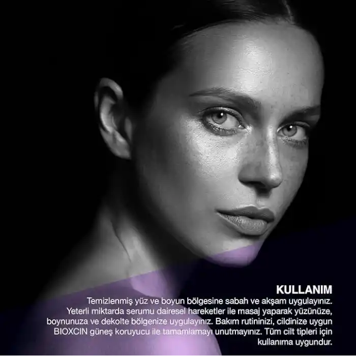Bioxcin Collagen Serum 5% – Kırışıklık Karşıtı ve Sıkılaştırıcı Yüz Serumu – Retinol, Koenzim Q10 ve Lipozom Teknolojili – 30 ml