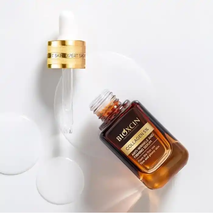Bioxcin Collagen Serum 5% – Kırışıklık Karşıtı ve Sıkılaştırıcı Yüz Serumu – Retinol, Koenzim Q10 ve Lipozom Teknolojili – 30 ml