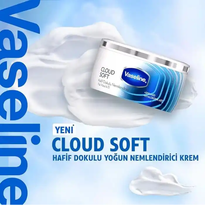 Vaseline Hafif Dokulu Nemlendirici Krem Cloud Soft 300 ml