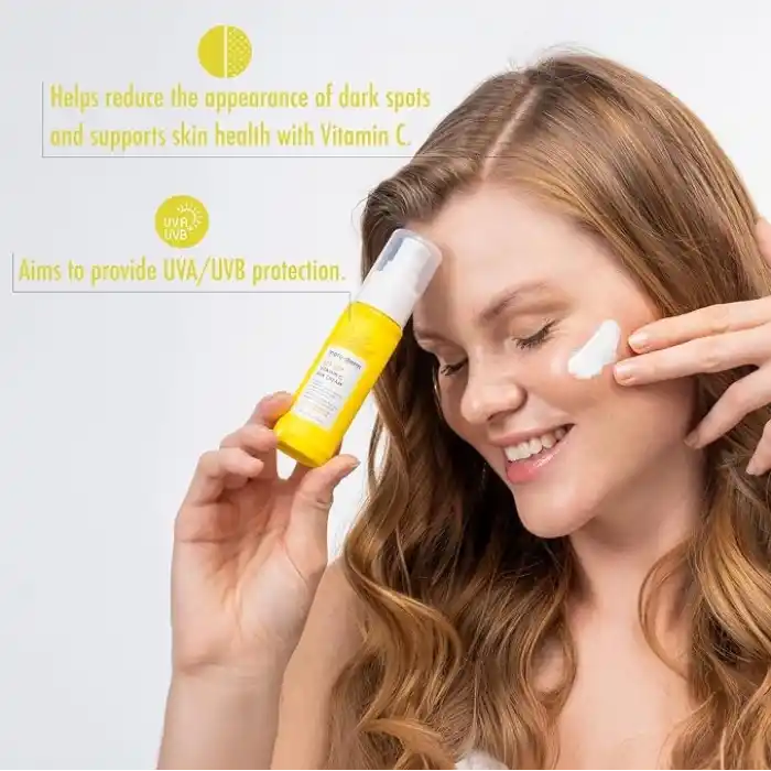 Maruderm SPF 50+ C Vitaminli Güneş Kremi – Aydınlatıcı ve Nemlendirici Geniş Spektrum Güneş Koruyucu, Hyaluronik Asit & Seramid ile, 50 ML