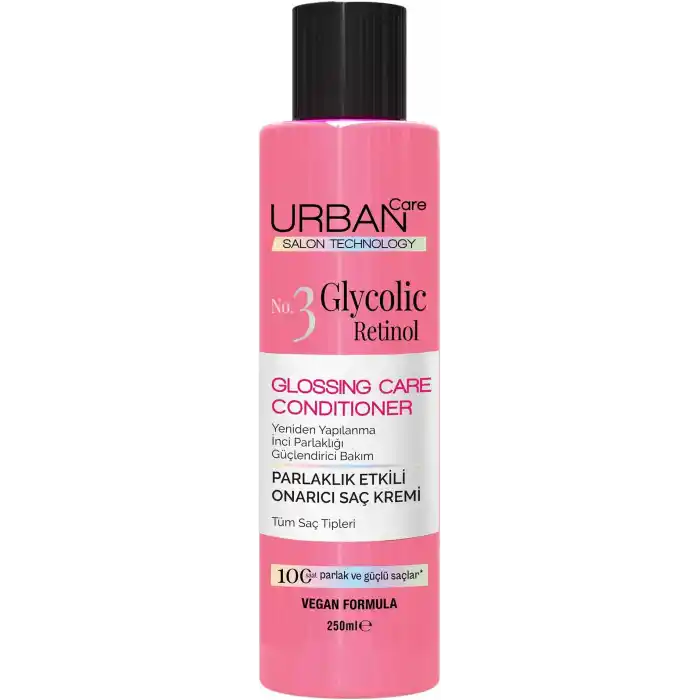 URBAN Care Glycolic Retinol Parlaklık Etkili Onarıcı Saç Bakım Kremi-250ml-Gloss