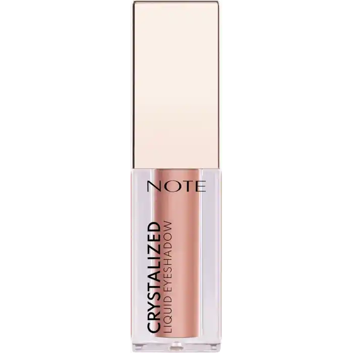 Note Cosmetics Crystalized Liquid Eyeshadow Likit Metalik Göz Farı, 01 Soft Elegance