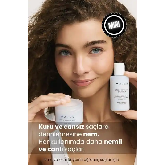 MATSU Deep Hydrating Nem Maskesi 50 Mililitre Kuru Saçlar & Anti-Frizz