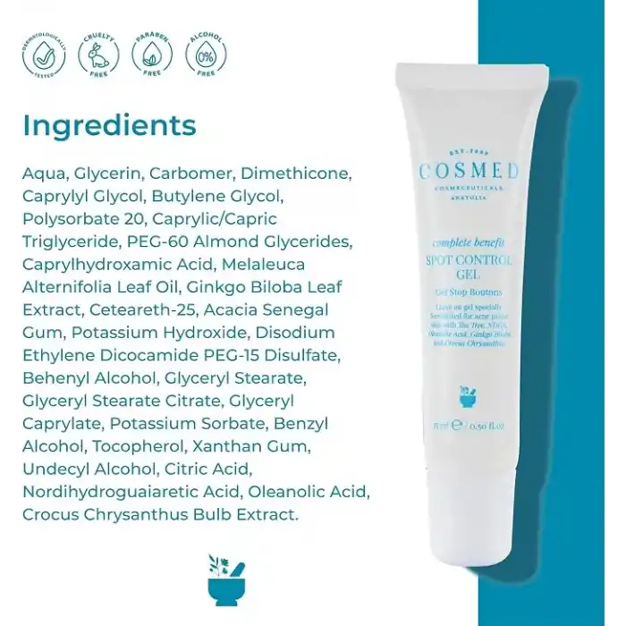 Cosmed Kurutucu Etkili Spot Kontrol Jel 15 ml
