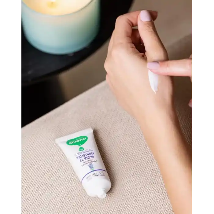 Siveno%100 Doğal El ve Vücut Kremi Lavanta Cilt Yatıştırıcı Onarıcı Yoğun Nemlendirici Vegan 30 ml