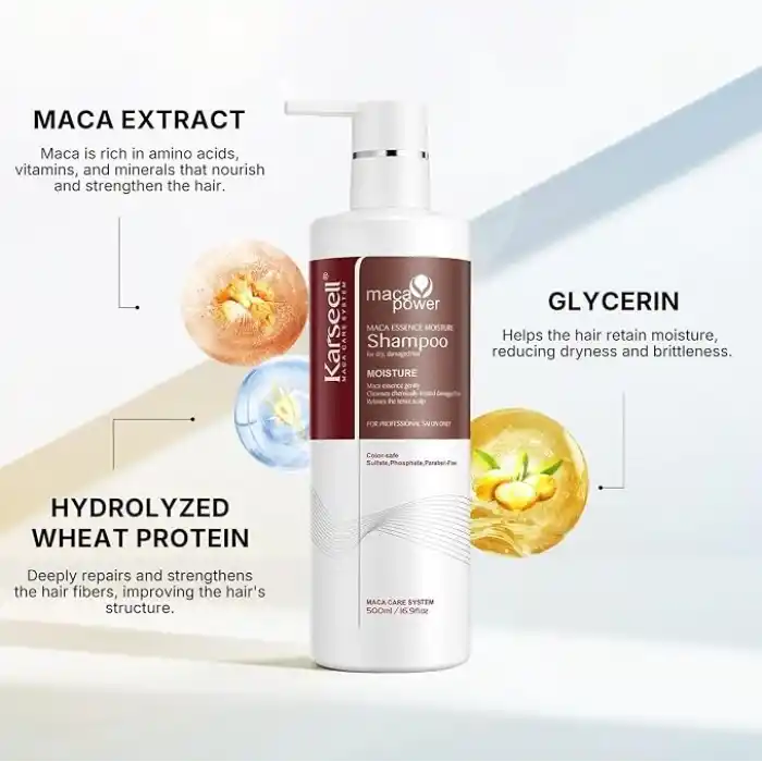 Karseell Argan Oil Shampoo Deep Repair Maca Özü Nemlendirici Şampuan 500 ml