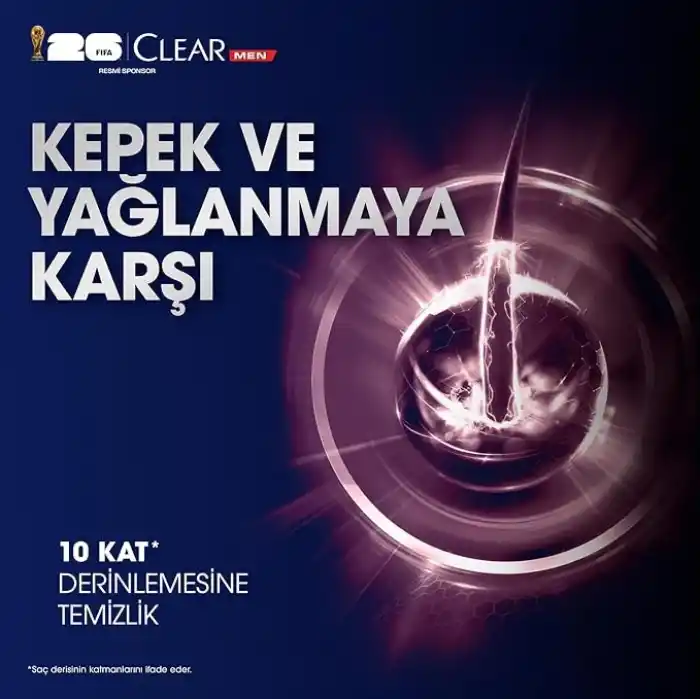Clear Men Kepeğe Karşı Etkili Şampuan Legend by CR7 600 ml