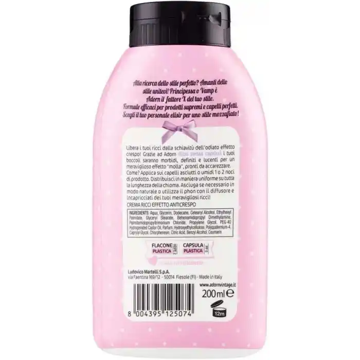 Adorn Kivircik Saçlar Için Bukle Belirginleştirici Krem 200 Ml