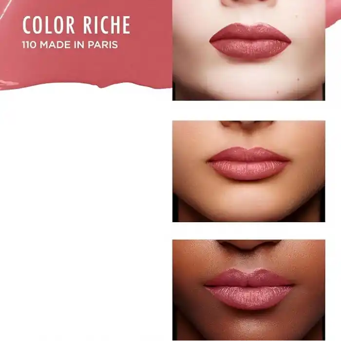 LOreal Paris Color Riche Saten Bitişli Ruj - 110 Made in Paris Nude