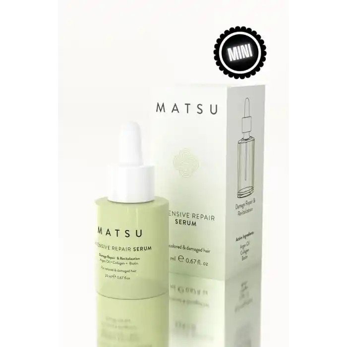 MATSU Intensive Repair Yıpranmış Saçlar İçin Onarıcı Renk Koruyucu Saç Serumu 20 Mililitre