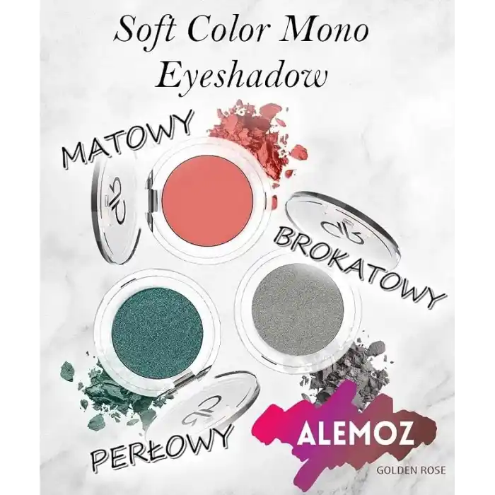Golden Rose Soft Color Matte Mono Eyeshadow No: 01 -Tekli Mat Göz Farı