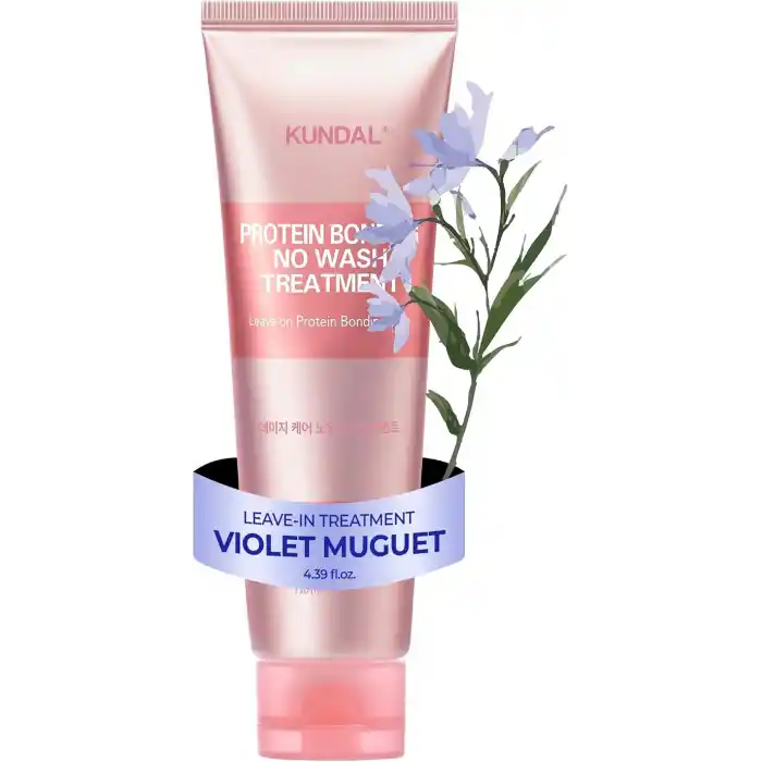 KUNDAL Yoğun Onarıcı Durulanmayan Bakım Kremi Protein Bonding No Wash Treatment 130ml Violet Muguet