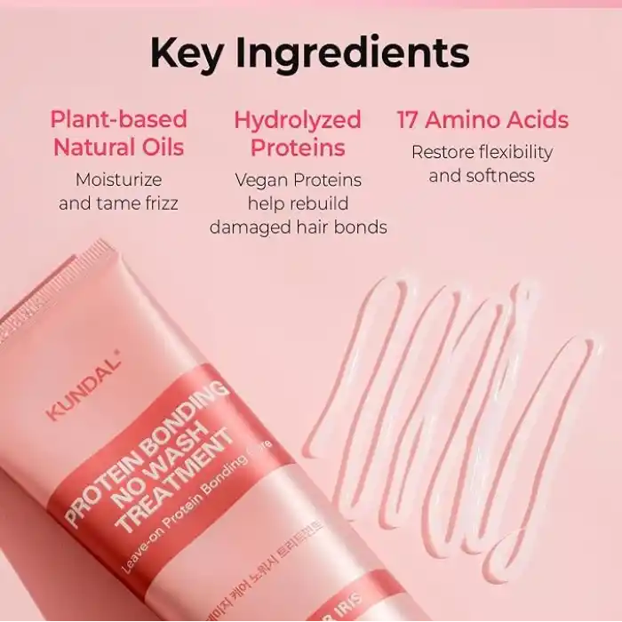 KUNDAL Yoğun Onarıcı Durulanmayan Bakım Kremi Protein Bonding No Wash Treatment 130ml Violet Muguet