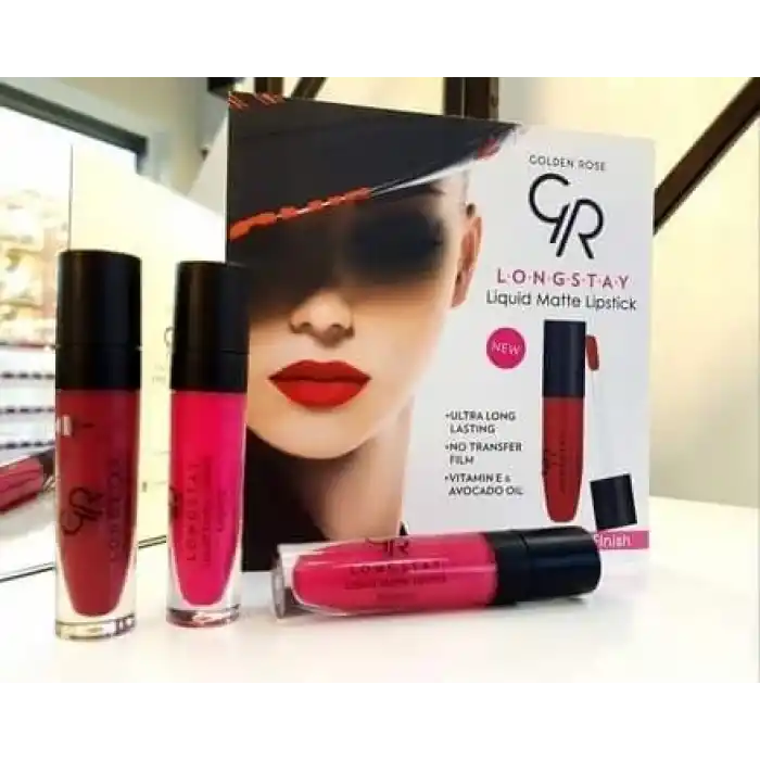 Golden Rose Longstay Liquid Matte Lipstick No: 16 - Bulaşmayan Kalıcı Likit Mat Ruj