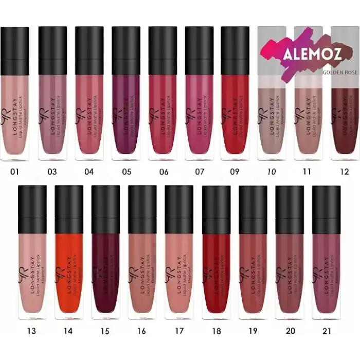 Golden Rose Longstay Liquid Matte Lipstick No: 16 - Bulaşmayan Kalıcı Likit Mat Ruj