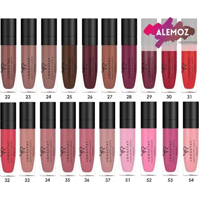 Golden Rose Longstay Liquid Matte Lipstick No: 16 - Bulaşmayan Kalıcı Likit Mat Ruj