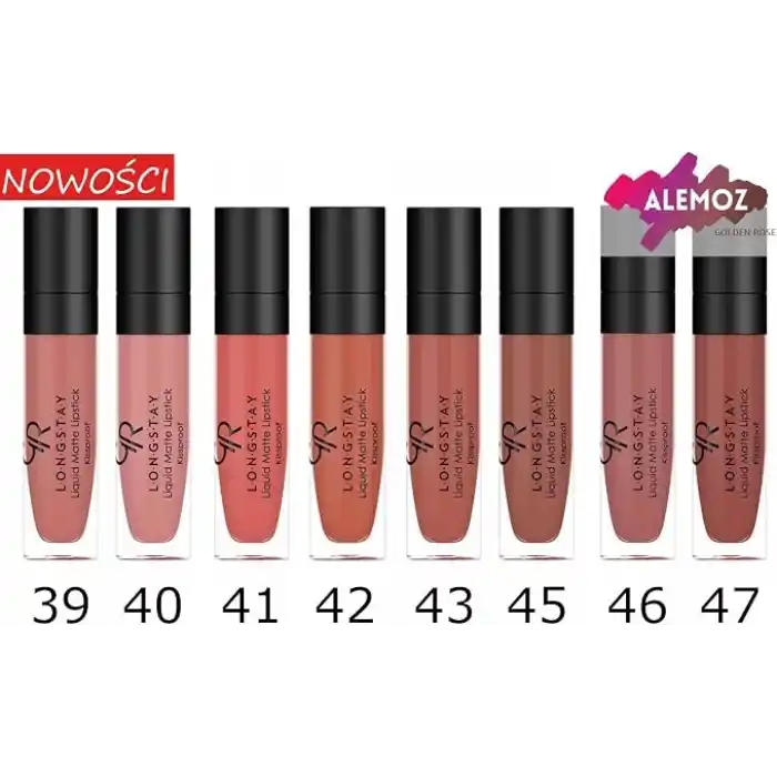 Golden Rose Longstay Liquid Matte Lipstick No: 16 - Bulaşmayan Kalıcı Likit Mat Ruj
