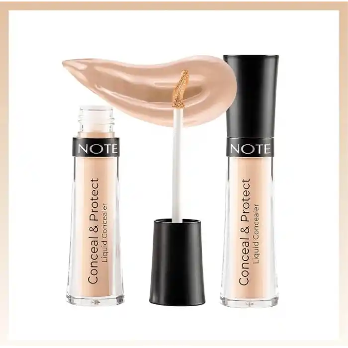 Note Cosmetics Note Cosmetics Conceal & Protect Likit Concealer - 05, Soft Ivory