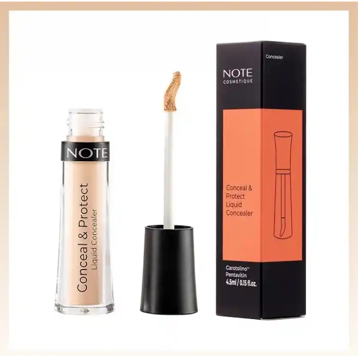 Note Cosmetics Note Cosmetics Conceal & Protect Likit Concealer - 05, Soft Ivory