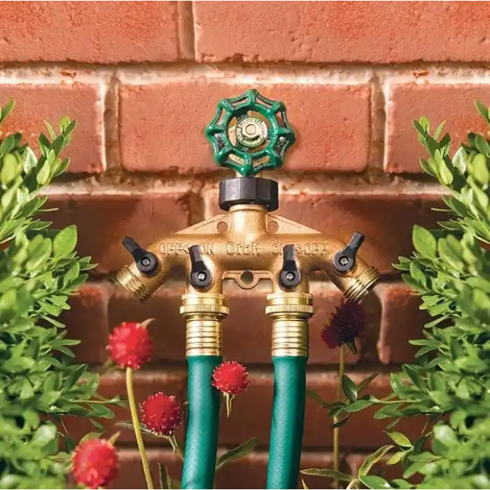 Orbit 62010N Brass Hose Faucet Manifold