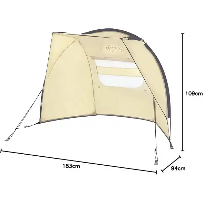 Bestway Lay-Z-SPA Güneşlik Çatı, 183 x 94 x 109 cm