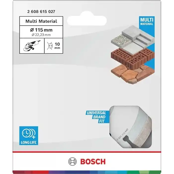 Bosch Professional Eco for Universal Segmanlı Elmas Kesme Diski, Küçük Avuç Taşlama Makineleri için