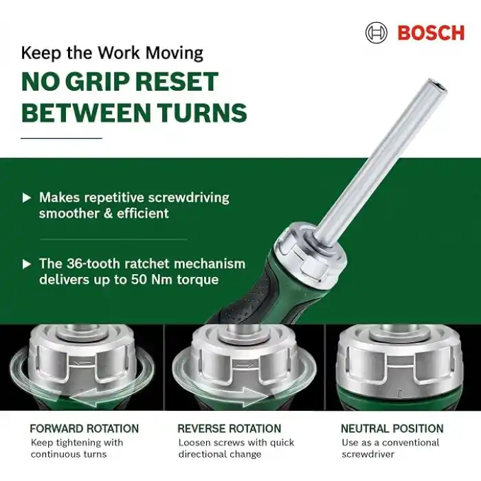 Bosch Cırcırlı Tornavida 12 Uçlu