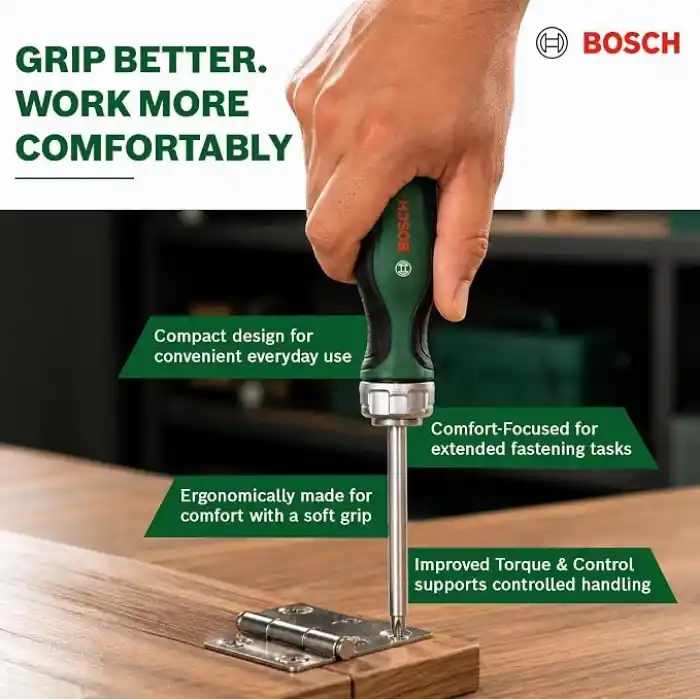 Bosch Cırcırlı Tornavida 12 Uçlu