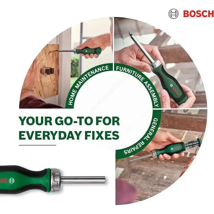 Bosch Cırcırlı Tornavida 12 Uçlu