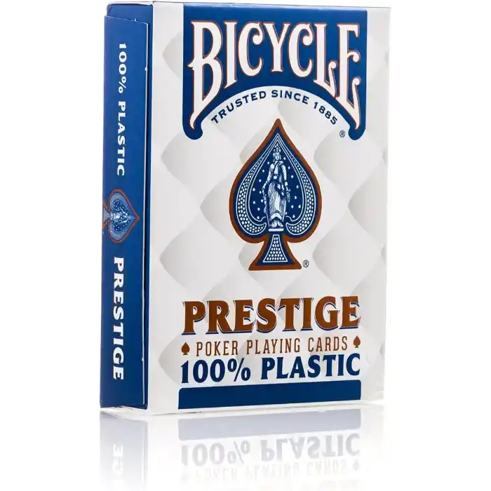 Bicycle Prestige Rider Back %100 Plastik Jumbo Endeks Oyun Kartları