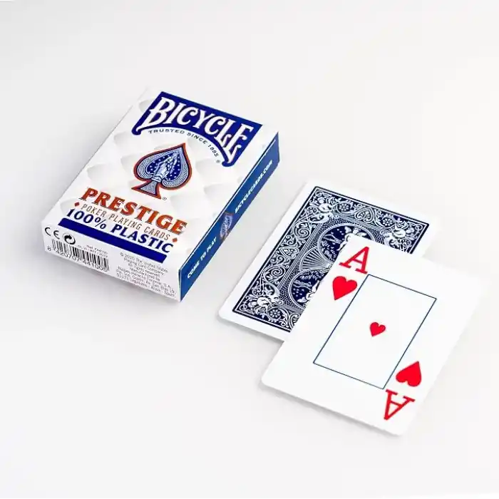 Bicycle Prestige Rider Back %100 Plastik Jumbo Endeks Oyun Kartları