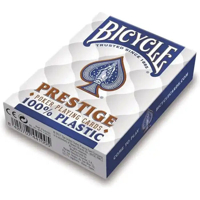 Bicycle Prestige Rider Back %100 Plastik Jumbo Endeks Oyun Kartları