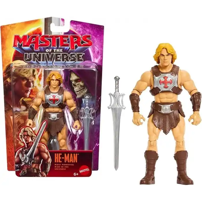 Masters of the Universe filminden uyarlanan 14 cmlik Masters of the Universe He-Man Aksiyon Figürü, 14 bükülebilen eklem noktası ve güç kılıcı aksesuarı, JKH89