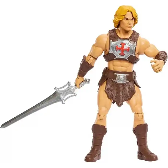 Masters of the Universe filminden uyarlanan 14 cmlik Masters of the Universe He-Man Aksiyon Figürü, 14 bükülebilen eklem noktası ve güç kılıcı aksesuarı, JKH89
