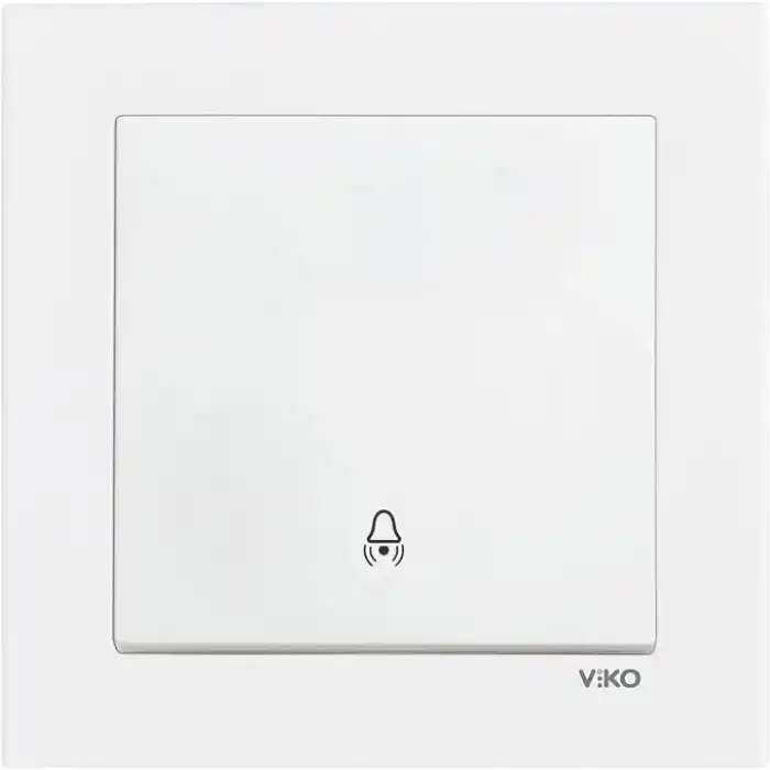 Viko Karre 55 Beyaz Zil Anahtarı C1 Mekanizma