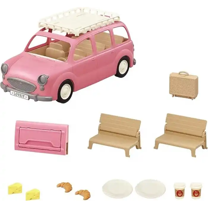 Sylvanian Families Aile Piknik Arabası, Renkli