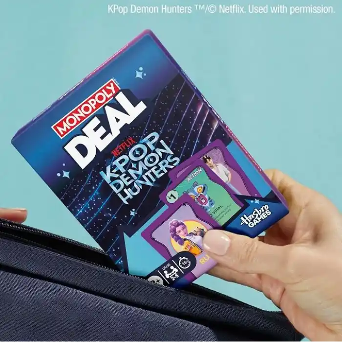 Monopoly Deal: KPop Demon Hunters Card Game | Family Games for Kids, Tweens, Teens, and Adults | 2-5 Players | 15 mins. | Ages 8+ - Türkçe versiyonu