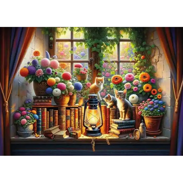 Art Puzzle Kitap Bahçesi 500 Parça Puzzle