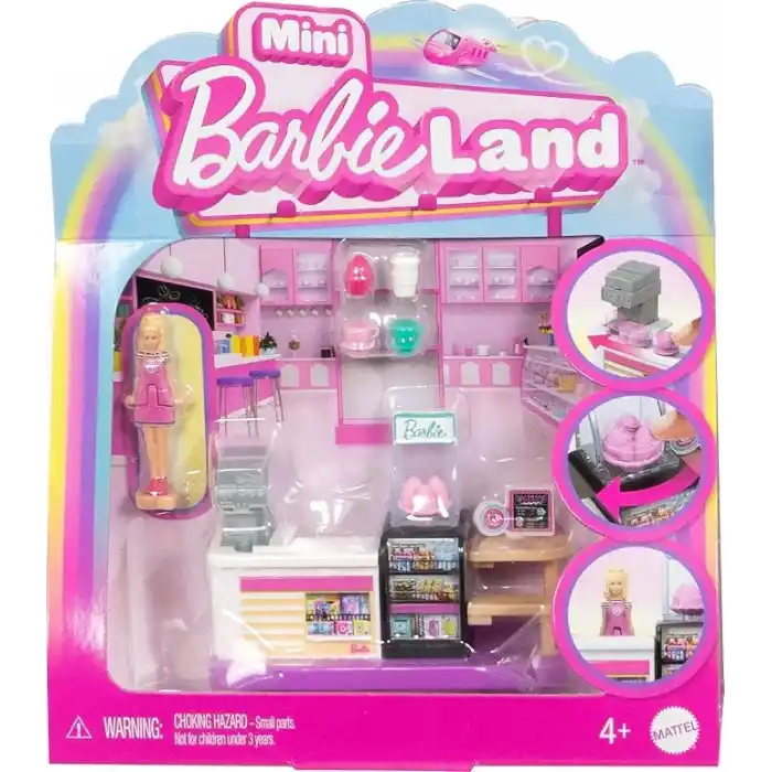 Mini BarbieLand Bebek ve Oyun Seti JCR29 - Fırın Jcr31