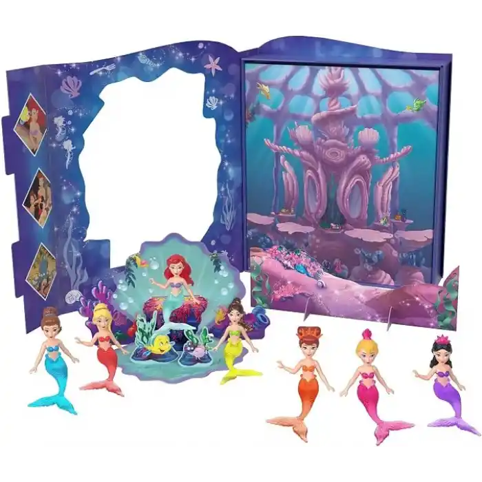 Mattel Ariel ve Kız Kardeşleri Oyun Seti Disney prensesi oyuncakları, Ariel ve kız kardeşleri hikaye seti HLW96