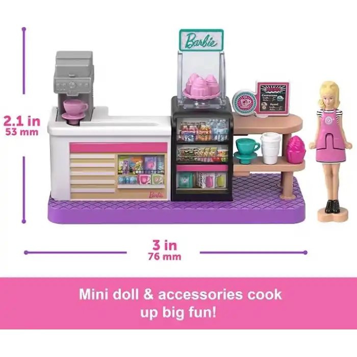 Mini BarbieLand Bebek ve Oyun Seti JCR29 - Fırın Jcr31