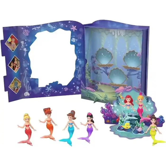 Mattel Ariel ve Kız Kardeşleri Oyun Seti Disney prensesi oyuncakları, Ariel ve kız kardeşleri hikaye seti HLW96