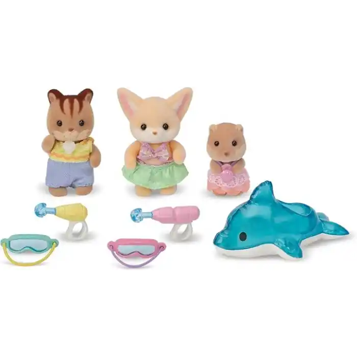 Sylvanian Families EPOCH Anaokulu Arkadaşları Havuz Eğlencesi Üçlüsü, Oyuncak