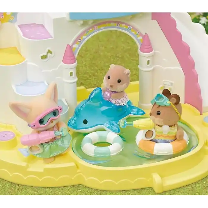 Sylvanian Families EPOCH Anaokulu Arkadaşları Havuz Eğlencesi Üçlüsü, Oyuncak