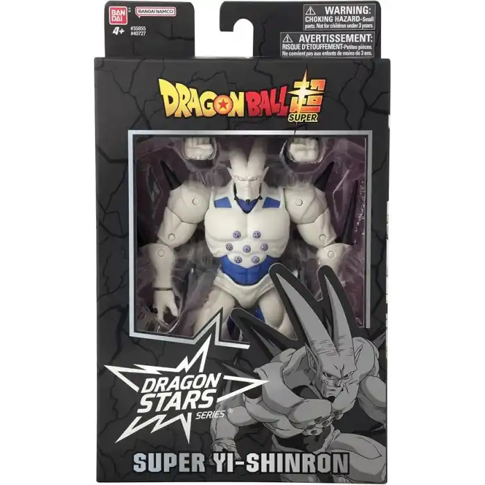BANDAI, Super Yi-Shinron - 16 cm Dragon Ball Dragon Yıldızları Poz Verilebilir Figürleri