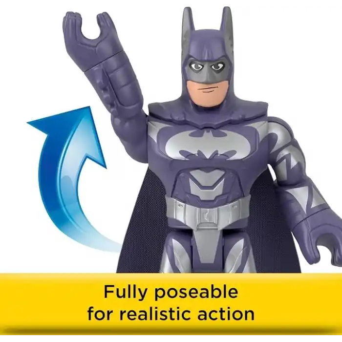 Fisher Price Imaginext DC Süper Arkadaşlar Batman Oyuncakları 85. Yıl Dönümü Hatıra Seti, 3 Yaş ve Üzeri Hayranlar için Film Tarzlı