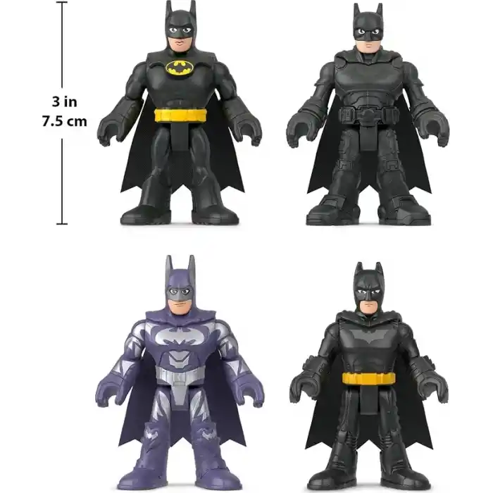 Fisher Price Imaginext DC Süper Arkadaşlar Batman Oyuncakları 85. Yıl Dönümü Hatıra Seti, 3 Yaş ve Üzeri Hayranlar için Film Tarzlı