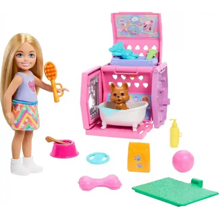 Barbie® Chelsea Köpekçiğin Taşıma Çantası Oyun Seti